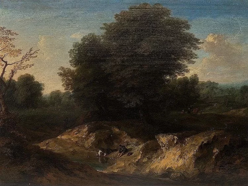 Paesaggio con figure